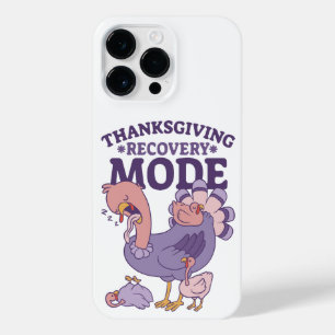 THANKSGIVING RECOVERY MODE SLEEPY TURKEY iPhone 14 PRO MAX CASE