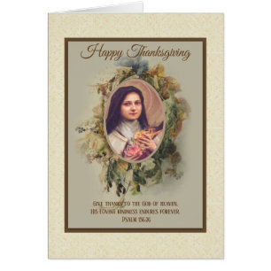 Thanksgiving Religious St. Therese of Child Jesus