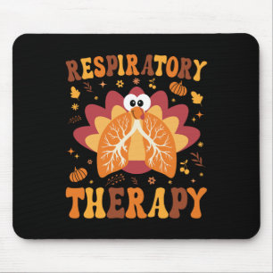 Thanksgiving Respiratory Therapy Therapist Fall Au Mouse Pad
