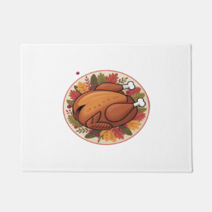 Thanksgiving Roast Turkey – Festive Holiday Feast  Doormat