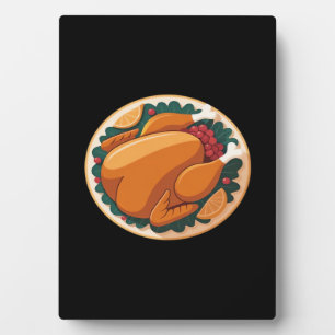 Thanksgiving Roast Turkey – Festive Holiday Feast  Plaque