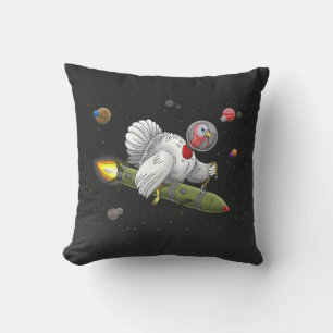 Thanksgiving Rocket Turkey Cushion