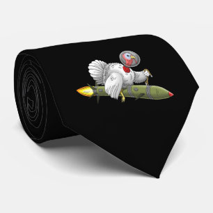 Thanksgiving Rocket Turkey Tie