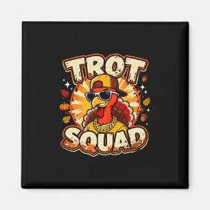 Thanksgiving Run Turkey Running Turkey Trot Shirt  Magnet