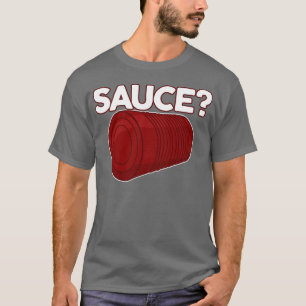 Thanksgiving Sauce Solid Unsliced Canned Cranberry T-Shirt