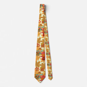 thanksgiving scarecrow tie