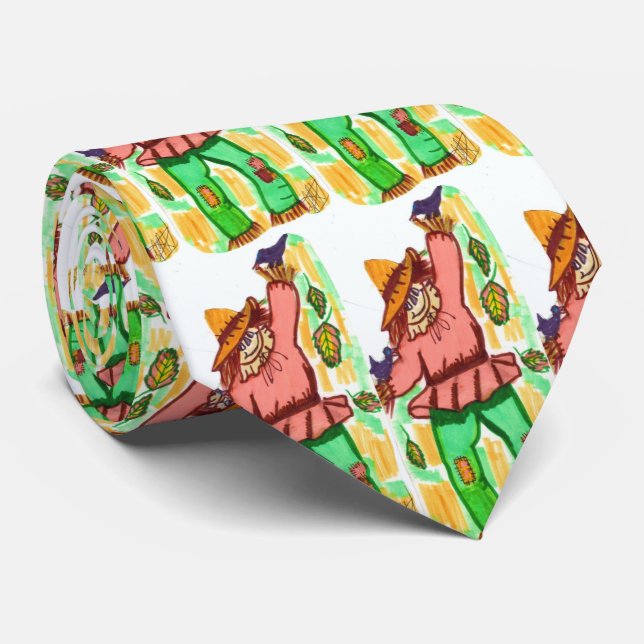 THANKSGIVING SCARECROW tie (Rolled)