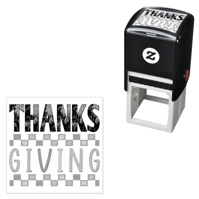 Thanksgiving  self-inking stamp (In Situ)