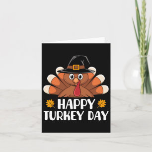 Thanksgiving Shirts For Kids Boys Toddler Happy Tu Card