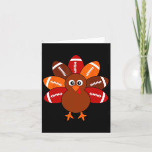 Thanksgiving Shirts For Kids Boys Turkey Ball Men  Card