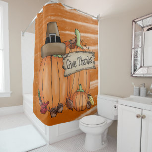Thanksgiving Shower Curtain