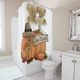 Thanksgiving Shower Curtain