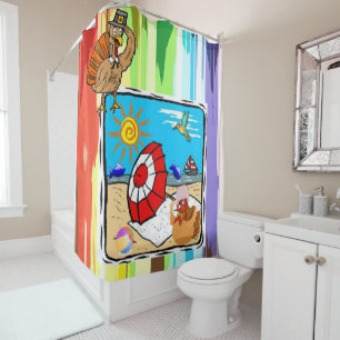 Thanksgiving Shower Curtain