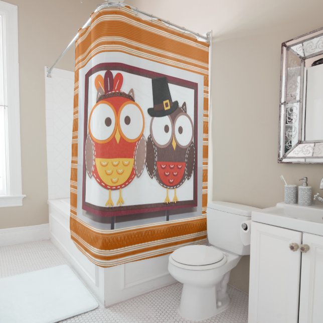 Thanksgiving Shower Curtain (In Situ)