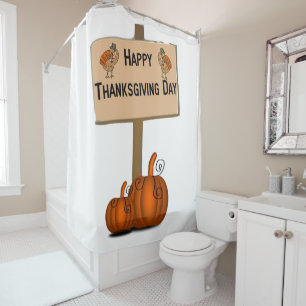 Thanksgiving Shower Curtain