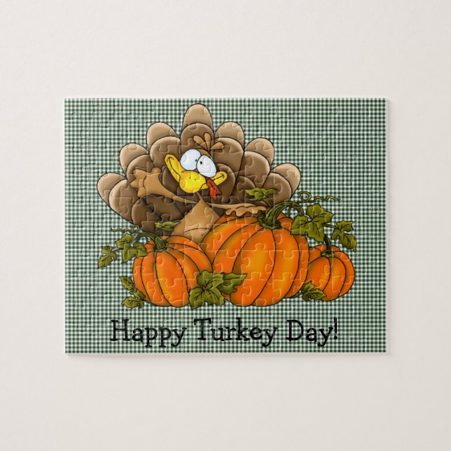 Thanksgiving Silly Turkey Puzzle (Horizontal)