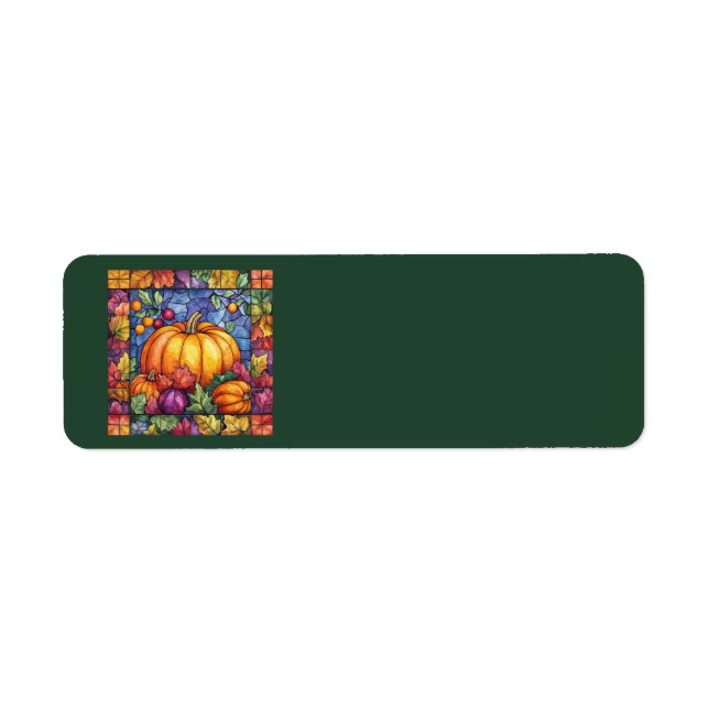 Thanksgiving Stained Glass Labels (Front)