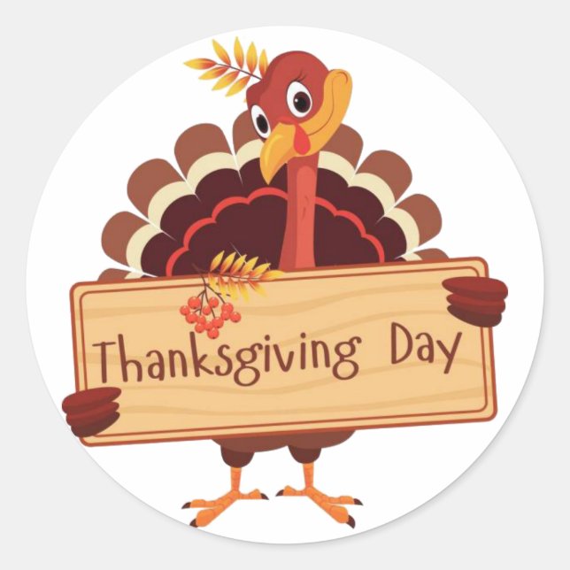Thanksgiving Sticker (Front)