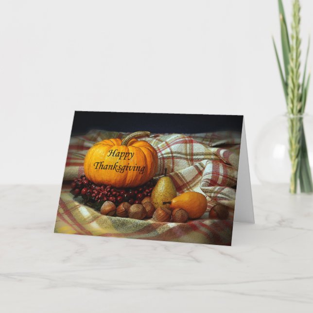Thanksgiving Still Life Card (Front)