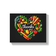 Thanksgiving Stretched Canvas Print