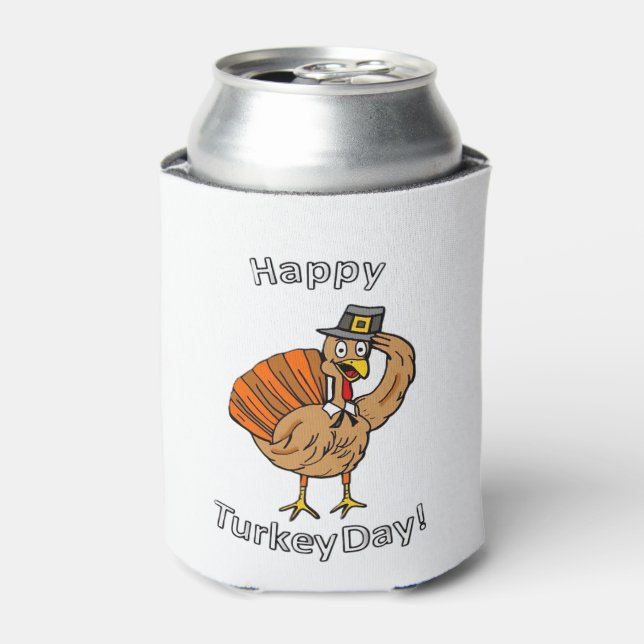 Thanksgiving (Style 2) Classic T-Shirt Can Cooler (Can Front)