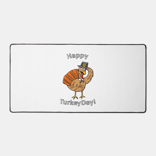 Thanksgiving (Style 2) Classic T-Shirt Desk Mat (Front)