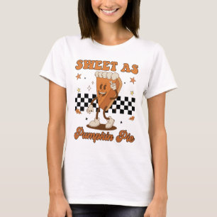 Thanksgiving Sweet As Pumpkin Pie Funny Toddler Bo T-Shirt