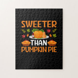 Thanksgiving Sweeter Than Pumpkin Pie Jigsaw Puzzle