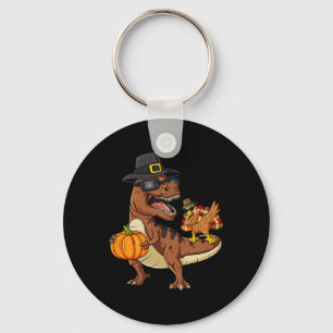 Thanksgiving T Rex Dabbing Turkey Fun Boys Girls K Key Ring