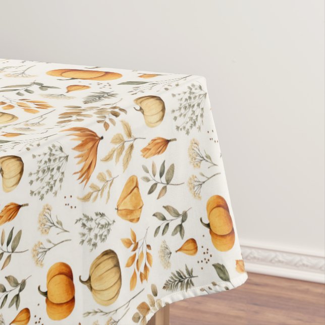 Thanksgiving Tablecloth Decor Dinner Party (In Situ)