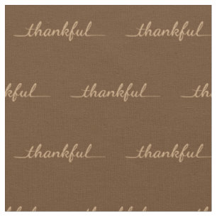 Thanksgiving Thankful fabric
