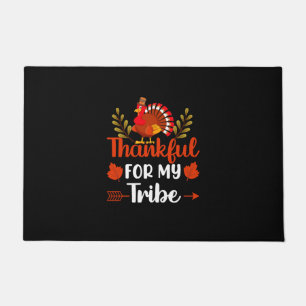 Thanksgiving Thankful For My Tribe Doormat