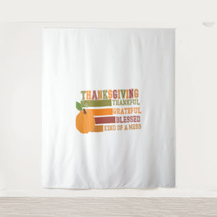 Thanksgiving Thankful Grateful Blessed Tapestry