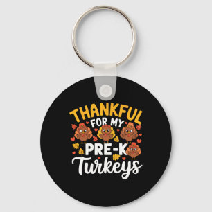 Thanksgiving Thankful My Pre-k Turkeys Pre K Teach Key Ring