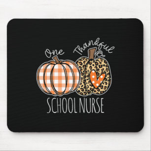 Thanksgiving Thankful School Nurse Mouse Pad