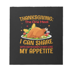 Thanksgiving The One Meal Notepad