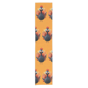 Thanksgiving themed for cat lovers short table runner