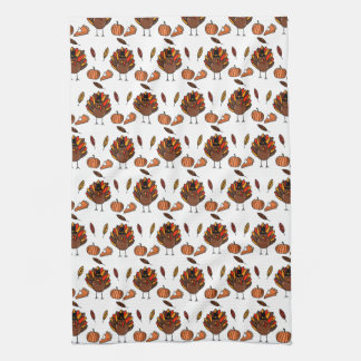 Thanksgiving Themed Kitchen Towel (white)