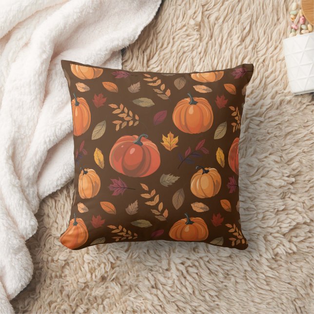 Thanksgiving themed Throw Pillow (Blanket)