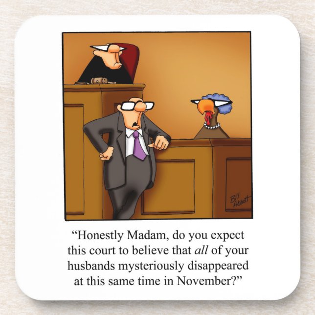 Thanksgiving Things- Funny Coasters Spectickles (Front)