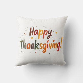 Thanksgiving Throw Pillow