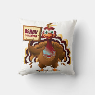 Thanksgiving Throw Pillow/Turkey Cushion