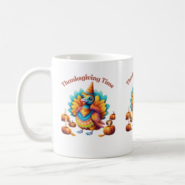 Thanksgiving Time Coffee Mug (Left)