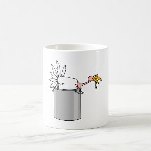 Thanksgiving Tired Turkey in Cooking Pot Humour  Coffee Mug