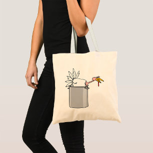 Thanksgiving Tired Turkey in Cooking Pot Humour Tote Bag