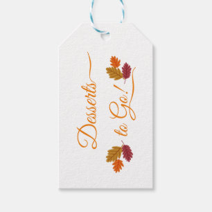 Thanksgiving "To Go" Reversible Gift Tags