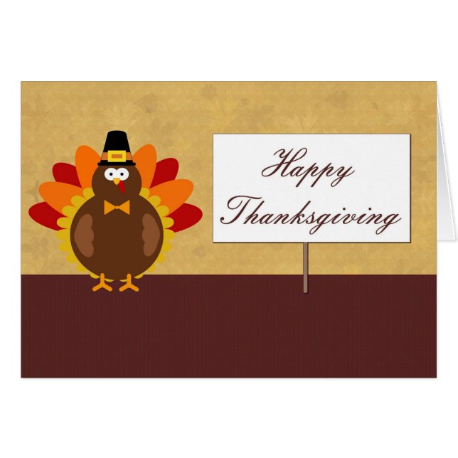 Thanksgiving Tom Turkey (Front Horizontal)