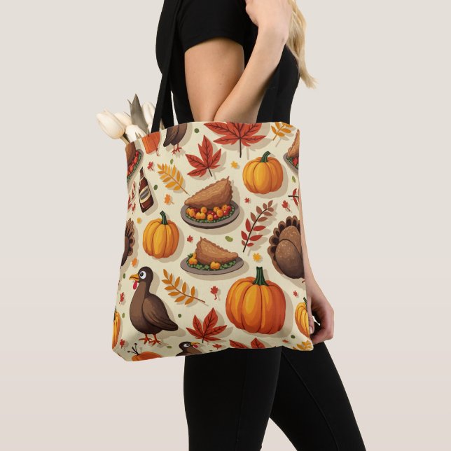 Thanksgiving Tote Bags (Close Up)