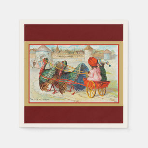 Thanksgiving Towne, Greetings! Napkin