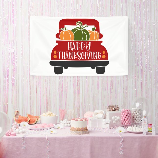 Thanksgiving Truck Banner (Party)